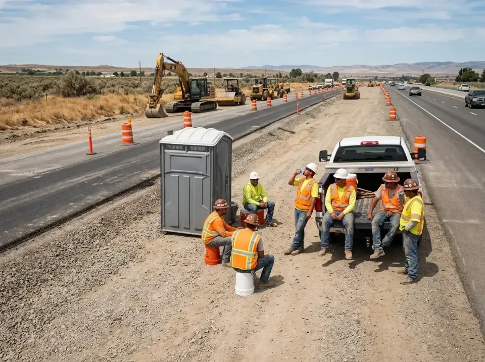 highway-road-construction-crew-007 — frequently asked questions, Porta Potty and Restroom Rentals in Pine Ridge, SD